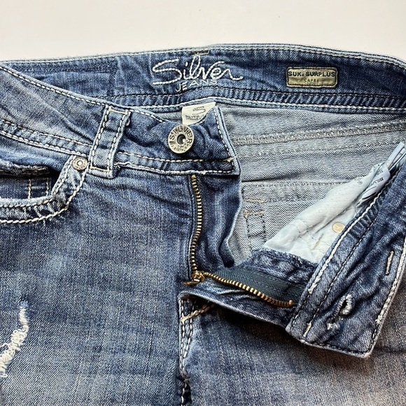 Silver Jeans Suki Surplus Capri Mid Rise Size 26 - Picture 16 of 16